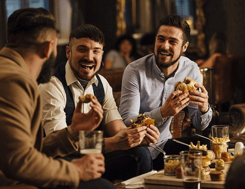 Bachelor & Bachelorette Parties catering by Enck's Plus Catering