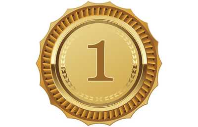 Reader's Choice Award gold seal recognizing Enck's Plus Catering as first place winner